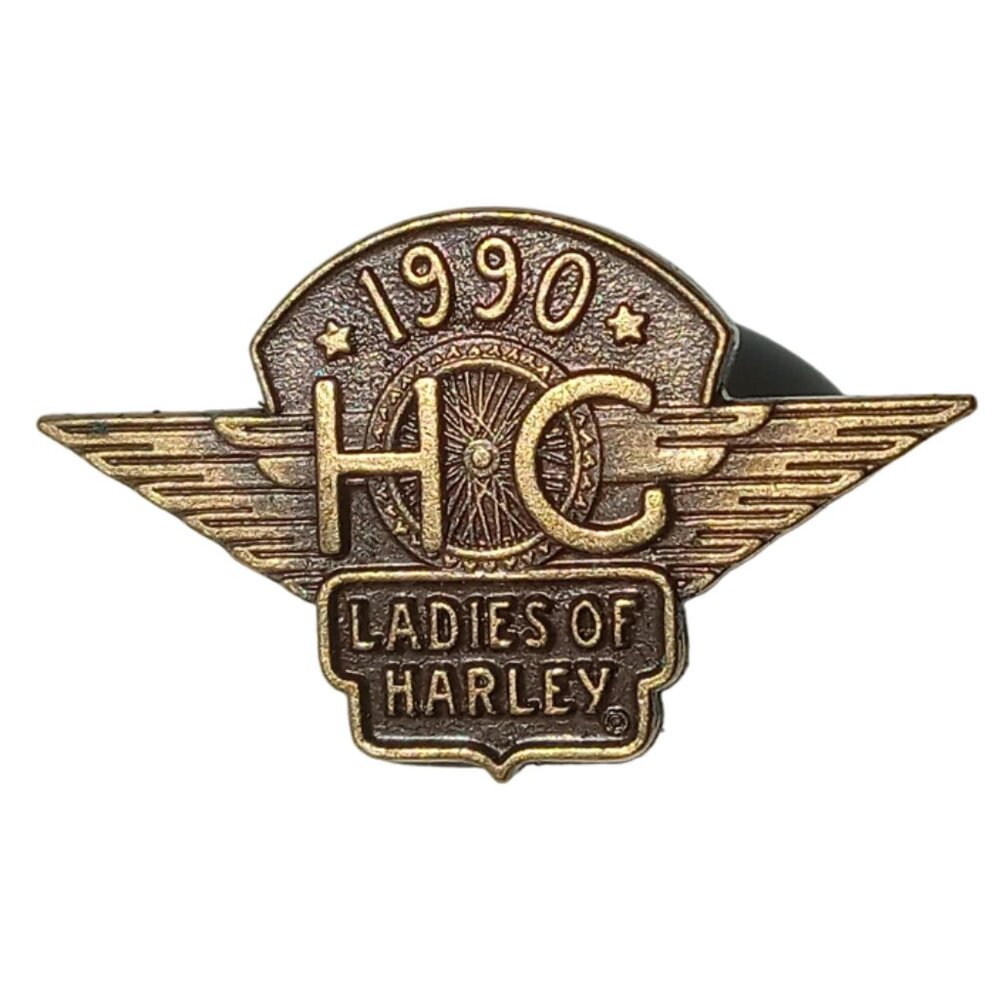 1990 Ladies of Harley Collectible Motorcycle Biker HOG Pin Vintage